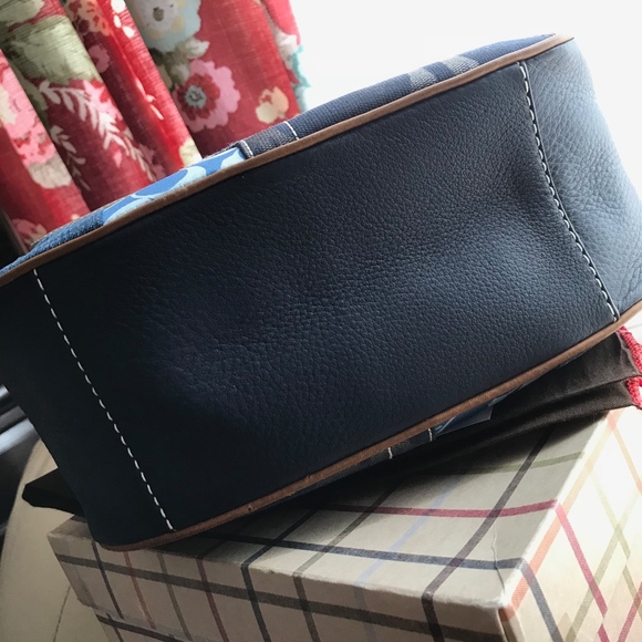 Rare Coach 10810 Denim Patchwork Handbag - Picture 5 of 8